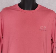 Vineyard Vines Performance T-Shirt Medium Pink Long Sleeve - £19.50 GBP