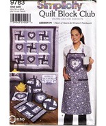 HEART of HEARTS &amp; WINDMILL Quilt Block Club #1 Simplicity Pattern 9783 U... - $12.00