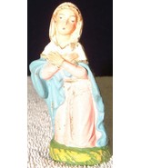 Vintage Italy Paper Mache Virgin Mary 3.25 Inches Tall - £6.10 GBP