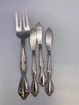 Oneida Stainless Steel CANTATA 4 Piece Serving Set (Serve Fork & Spreaders) - £23.97 GBP