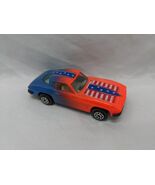 Vintage Orange Blue Pontiac Red White Blue Stripe And Stars Car Toy 2 1/2&quot; - €8,93 EUR