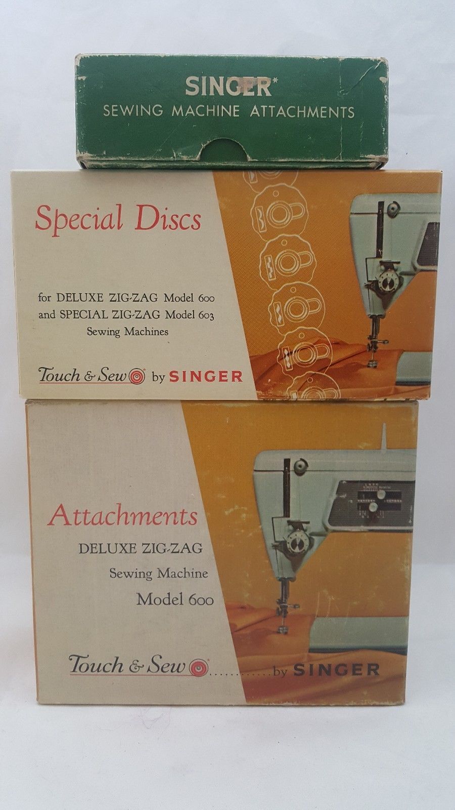 Lot Singer Sewing Machines Attachments Zig-Zag Model 600 603 Special Dish Cams - $59.39