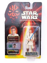 Star Wars Episode 1 - Obi-Wan Kenobi Figure (CommTech Chip Edition, 1998) - £5.37 GBP