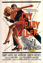 The Cry Baby Killer Original 1958 Vintage One Sheet Poster - £261.52 GBP