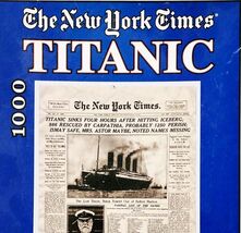 1998 Titanic Wreck Jigsaw Puzzle New York Times Front Page Herbko 1000 P... - $55.73 CAD