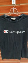 Vintage Champion Embroided Men T-Shirt Size Large - £19.97 GBP