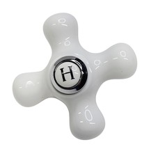 Kingston Brass KBH1601PXH Hot Porcelain Cross Handle, 3/8&quot; X 16PT - Chrome - $16.90