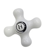 Kingston Brass KBH1601PXH Hot Porcelain Cross Handle, 3/8&quot; X 16PT - Chrome - €14,46 EUR
