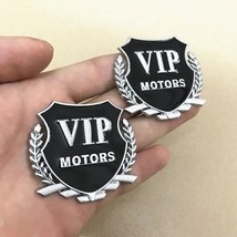 2pcs  VIP MOTORS  Car Auto Side Emblem Window  Decal Sticker - £74.97 GBP
