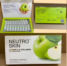 5 Boxes Neutro Skin Apple Vitamin C &amp; Collagen Pure Crystal Solution DHL... - £277.88 GBP