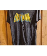 Batman Dc Comics Superhero Heathered Gray Short Sleeve Graphic T-Shirt  Med - £4.64 GBP