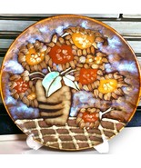 Linon Studio Pottery Wall Art Decor Sunflowers Earthly Vessel Large Dish... - £19.91 GBP