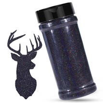 Holographic Fine Glitter Black - 200G/7Oz Extra Fine Glitter For Crafts,... - $15.99
