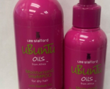 Lee Stafford Ubuntu Oils Shampoo &amp; Moisturising Blow Dry SmoothEEE *Twin... - £19.57 GBP