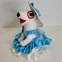 Target Southern Belle Bullseye Dog Plush 2015 With Dress Hat - Stuffed Animal - $20.58