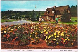 Postcard Fundy National Park Entrance Alma New Brunswick - £3.11 GBP