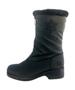 Totes STARIDE 2 Womens Black Waterproof Front Zip Up Winter Boots - $68.15 CAD