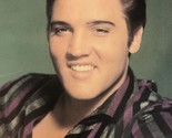 Elvis Presley Magazine Pinup Elvis In Button Up Striped Shirt - £3.15 GBP