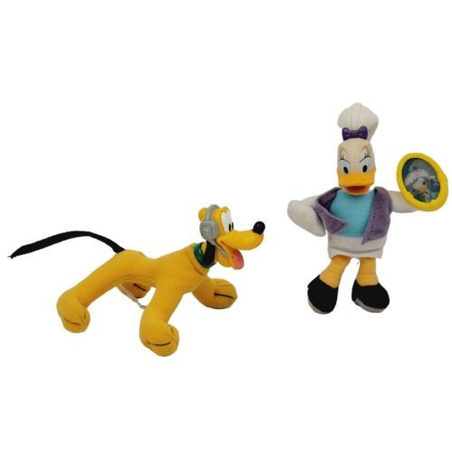 Disney House Of Mouse Stuffed Pluto &amp; Daisy Duck Mc Donald&#39;s Toys - $6.80