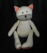 12&quot; 2016 Andrews &amp; Blaine White Knitted Baby Kitty Cat Stuffed Animal Plush Toy - £25.99 GBP