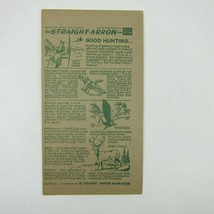 Nabisco Shredded Wheat Straight Arrow Indian Book 4 Card 21 Hunting Vintage 1952 - £7.81 GBP