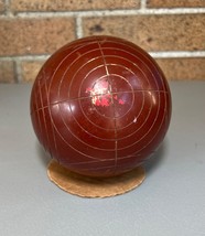 Vintage Sportcraft replacement bocce ball red circle pattern 4.5” - £11.99 GBP