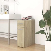 Modern Wooden Apothecary Office Storage Cabinet Unit With Drawer Pull Ou... - $56.71+