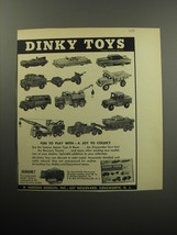 1957 Dinky Toys Advertisement - Fun to play with - a joy to collect - £14.53 GBP