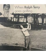 1965 NY Yankee Ralph Terry Golfing Chap Stick Advertisement Sports DWLL7 - $482.13 MXN
