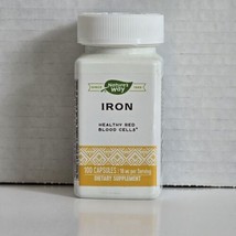 Nature&#39;s Way Iron Gluconate 18mg Capsules, 100 count exp 11/30/2025 - £6.31 GBP