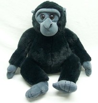 The Petting Zoo Cute Soft Black Gorilla 10&quot; Plush Stuffed Animal Toy - £14.41 GBP