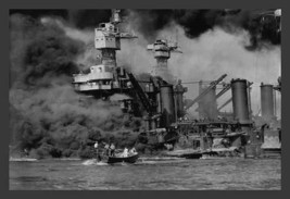 The USS West Virginia at Pearl Harbor 20 x 30 Poster - £20.44 GBP