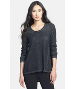 Eileen Fisher Organic Cotton and Tencel High Low Knit Sweater Womens Large PERU - $28.49