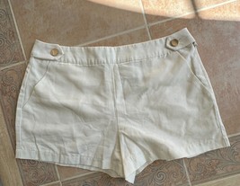 Forever 21 shorts woven cream Women Size L - £13.98 GBP