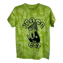 Shinya Womens Tee Shirt Size Small Green Tie Dye Short sleeve Rocker Gir... - £16.84 GBP