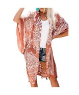 Kimono Cardigan For Wmen Beach Coverup Bathing Suit Cover Up For Swimsui... - £36.16 GBP