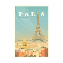 Beautiful City View ny Day In Paris Eiffel Tower  5PCS Car Stickers for Home Fun - £45.88 GBP