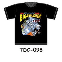 Big Displacement Engine on a new 2XL black tee shirt - $21.00
