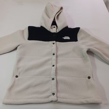 The North Face FA19 Women's Black & White Gemma Fleece Hoodie Coat Jacket Medium image 10