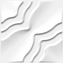 Dundee Deco 3D Wall Panels - Traditional Abstract Paintable White PVC Wall Panel - £6.11 GBP+