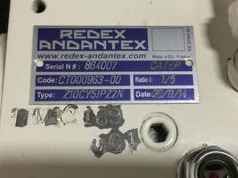 Redex-Andantex Z10CY5IPZ2N Spiral Bevel Gearbox 5:1 Ratio - $374.00