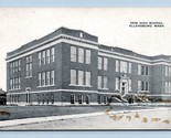 New High School Building Ellensburg Washington WA UNP DB Postcard Q7 - £7.09 GBP