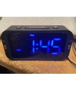 Odokee Dual Alarm Clock w/ Bright Blue Display w/Dimmer *Pre-Owned/No Bo... - $30.07 CAD