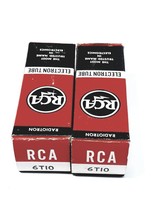 RCA RCA 6T10 Vintage Electron Vacuum Tube Lot of 2 - $25.75