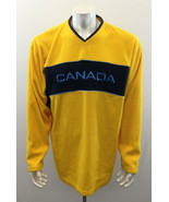 Canada Weather Gear  Men&#39;s  Large Embroidered Canada Yellow Long Sleeve ... - £9.80 GBP