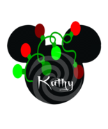 Kathy Font 2smp-Digital ClipArt-Mouse-Gift Tag-T shirt-Holiday-Christmas - $37.17 MXN