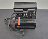 Polaroid Camera Spirit One Step 600 Land Black Instant Rainbow Stripe wi... - $21.73