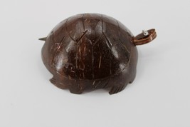 Wooden Coconut Shell Turtle Floating Tail And Head Hawaiian Gift Souveneir Nwd - $14.99