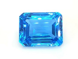 Natural vivid Blue Topaz 40.01 ct, 21x17.2x10.1 mm from Brazil - £229.68 GBP