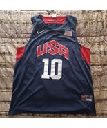 KOBE BRYANT LOS ANGELES LAKERS OLYMPIC #10 SIGNED JERSEY COA DREAM TEAM - $799.00